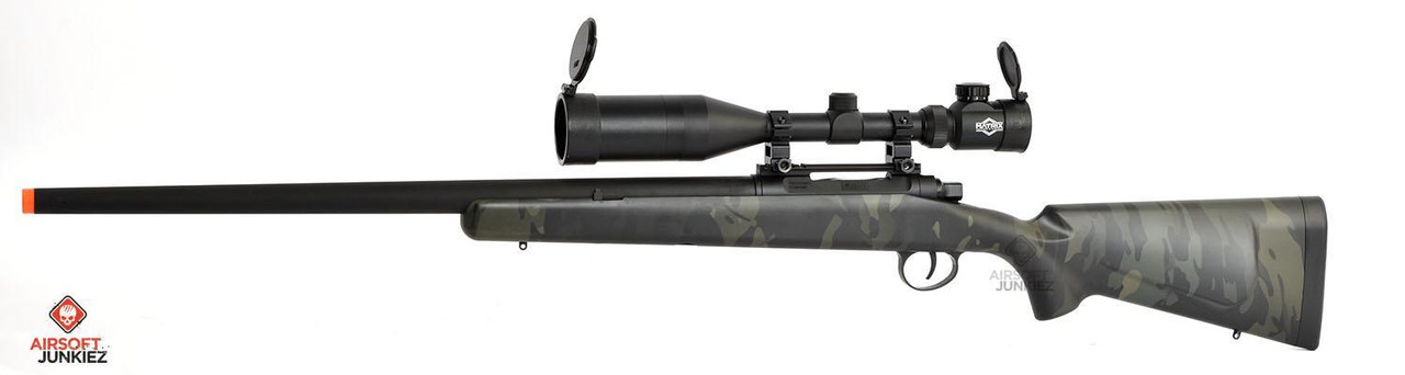 スナイパーライフル ブラック 楽天市場】SNOW WOLF M24 スナイパーライフル エアコッキング