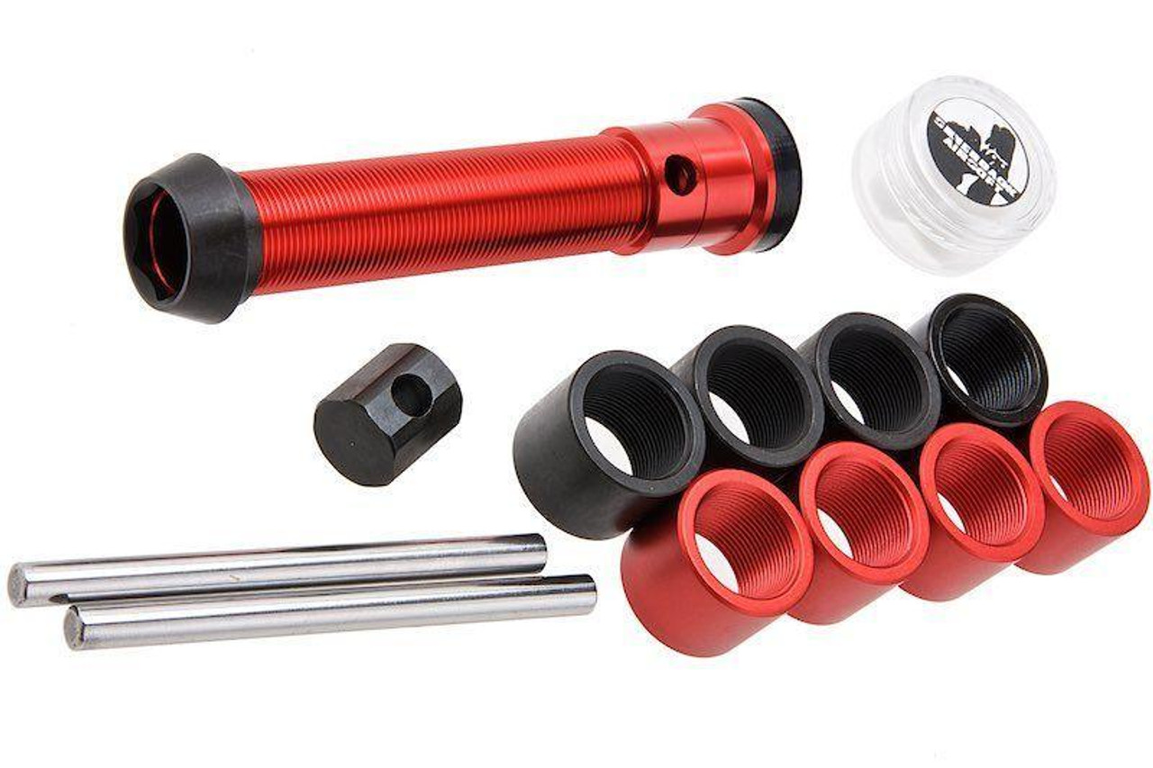 SILVERBACK TAC41 VARIABLE MASS PISTON (RED) W/ PISTON CUP NBR 70 (BLACK)