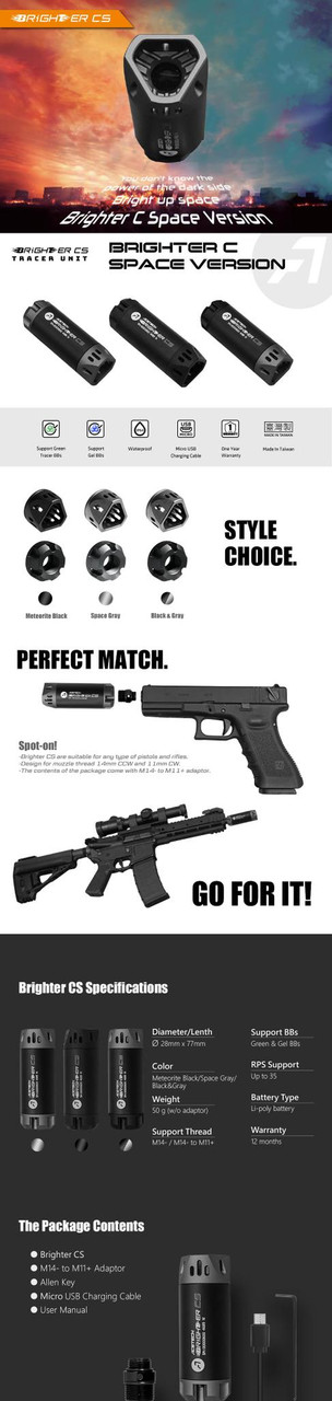 AceTech Brighter CS Compact Rechargeable Tracer Unit