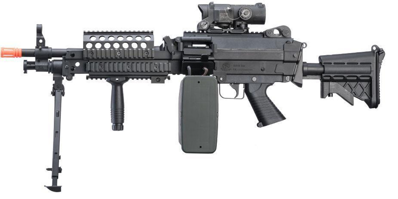 Cybergun FN Licensed M249 "Featherweight" Airsoft Machine Gun (Model: MK46 / 400 FPS)