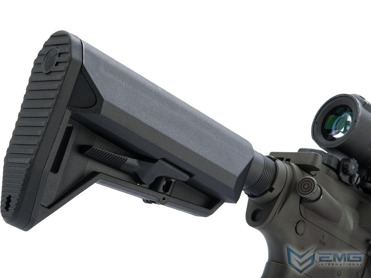 EMG "ALPHA" Combat Ready Retractable Stock for M4 Series Airsoft Rifles | Color Select