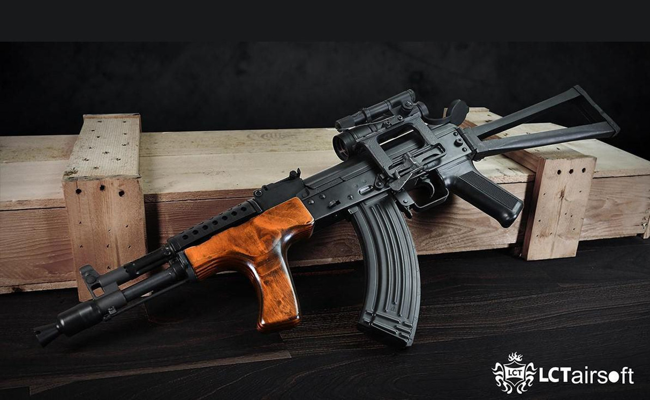 LCT Airsoft AIMS Wooden Lower Handguard for AKM Series Airsoft Rifles