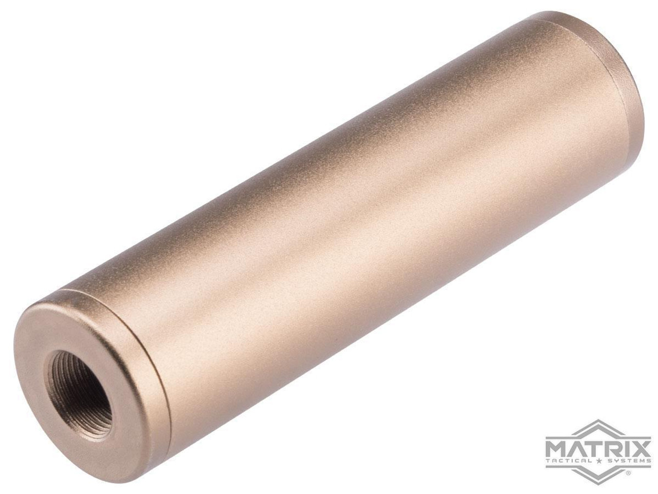 Matrix Airsoft Mock Suppressor / Barrel Extension (Style: Tan - Blank / 110mm)