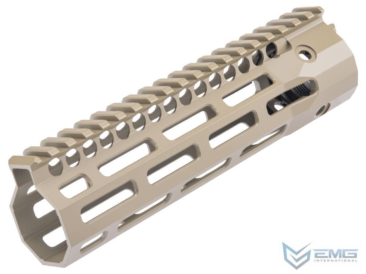 EMG Troy Industries SOCC M-LOK BattleRail for M4/M16 Airsoft AEG Rifles by King Arms (Model: 7.6" / Dark Earth)