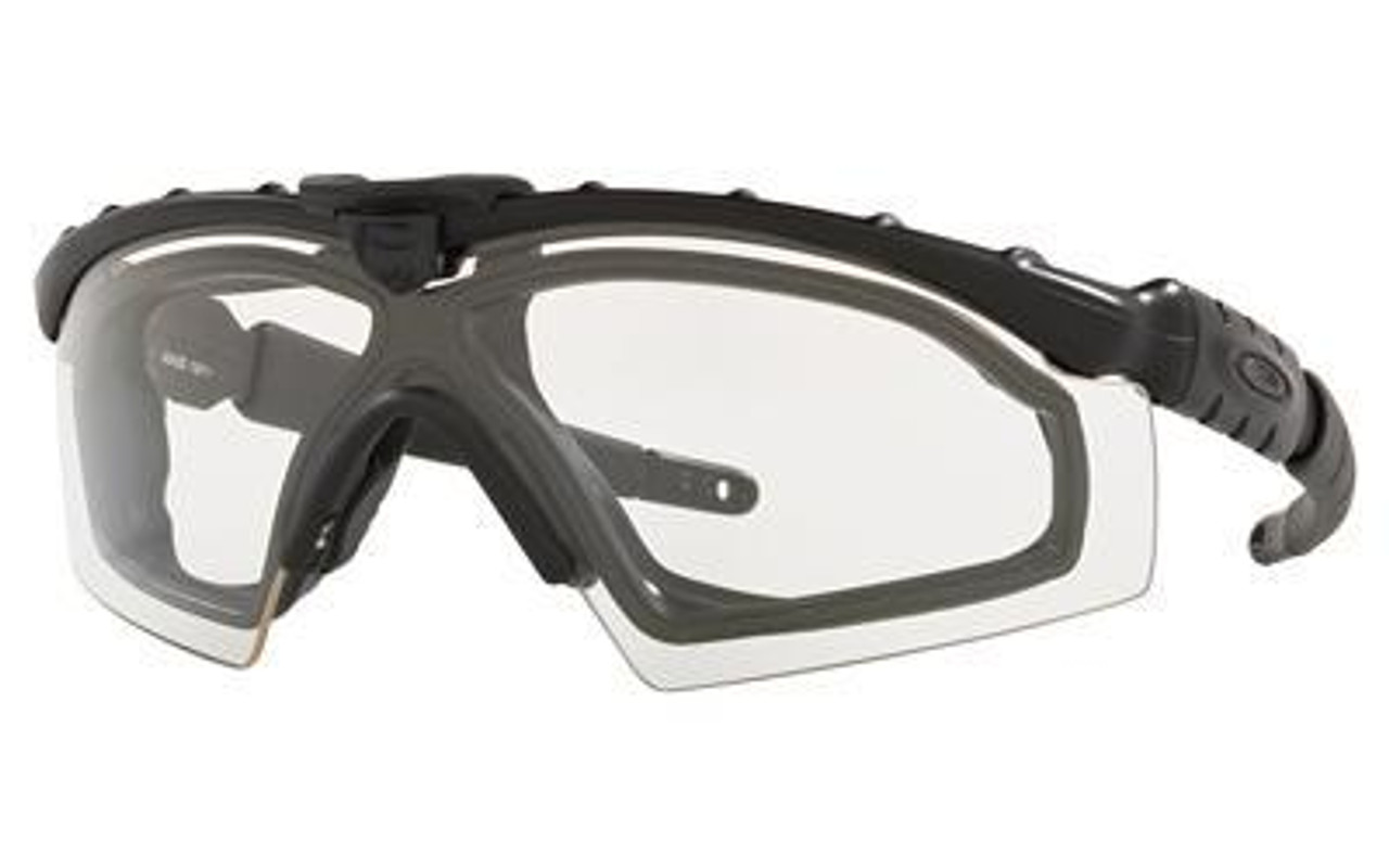 Oakley Standard Issue, Ballistic M-Frame 2.0, Glasses, Matte Black Frame, Clear Lens, with Gasket