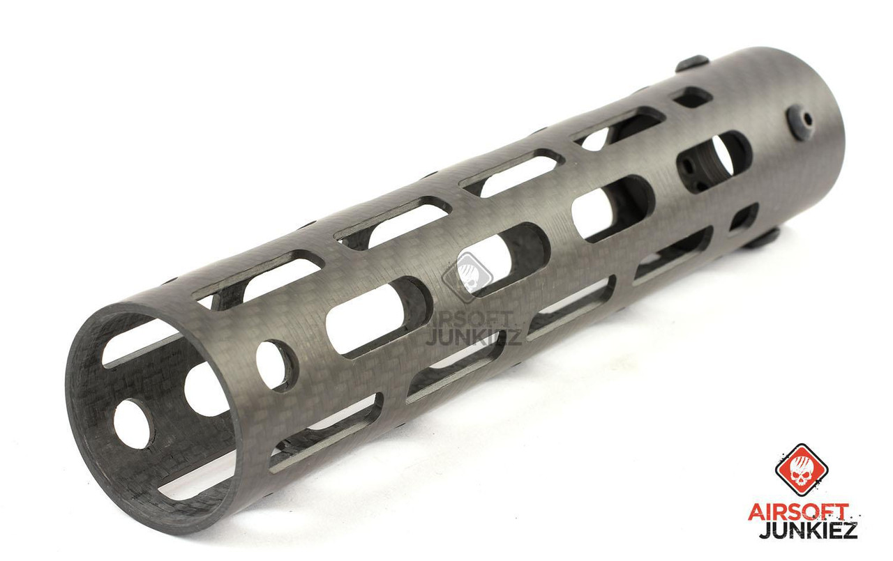 MAC Airsoft Carbon Fiber M4 ULTRALIGHT MLOK Handguard | Black