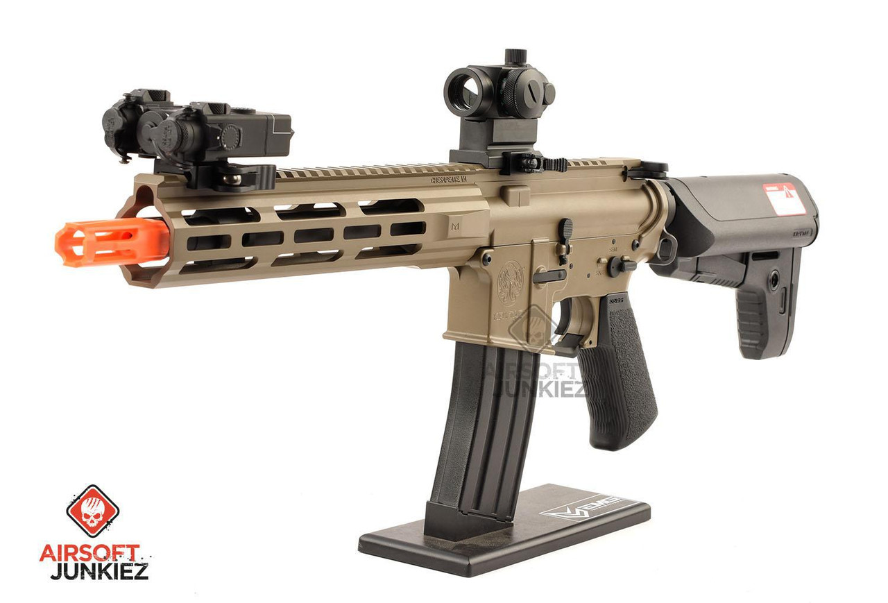 Krytac Full Metal Alpha CRB-M Airsoft AEG Rifle TAN