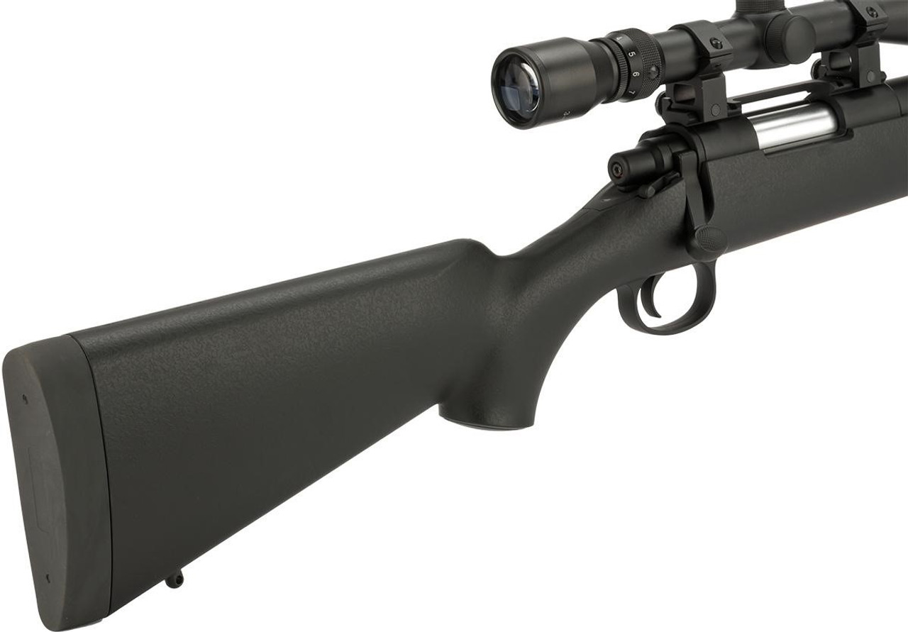 CYMA Standard VSR-10 Bolt Action Airsoft Sniper Rifle with Scope Rail | Black