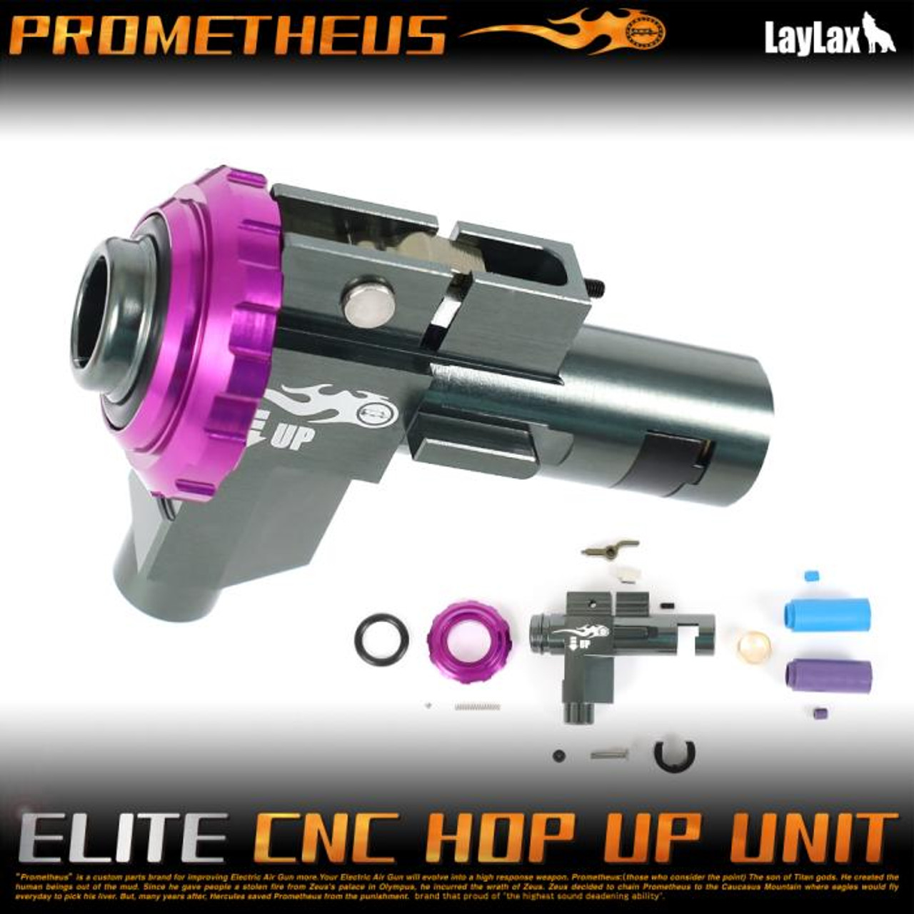 Prometheus ELITE CNC Aluminum Hop-Up Chamber for Airsoft AEG Rifles (Model: M4/M16)