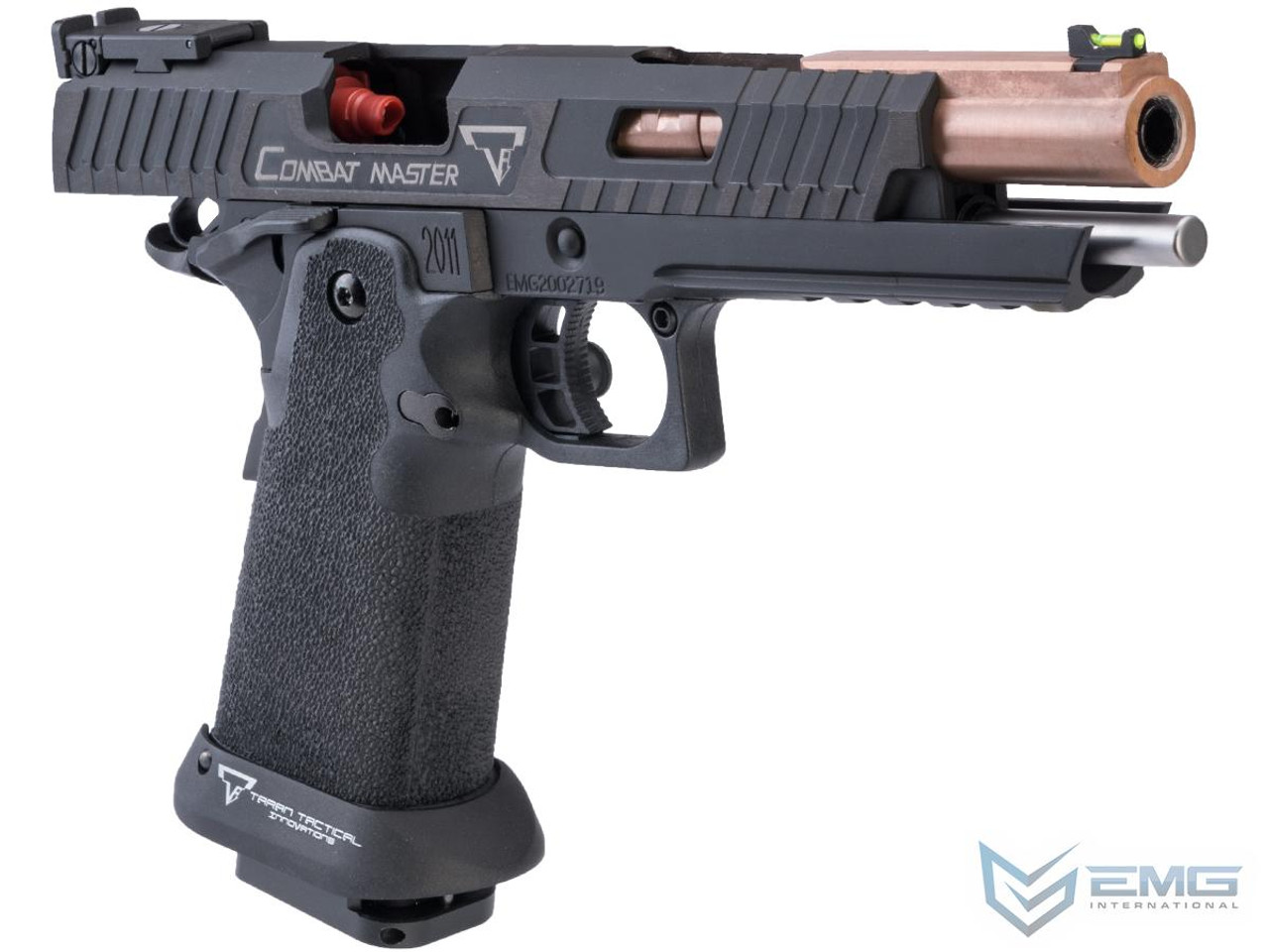 EMG TTI Licensed JW3 2011 Combat Master Select Fire GBB Pistol 