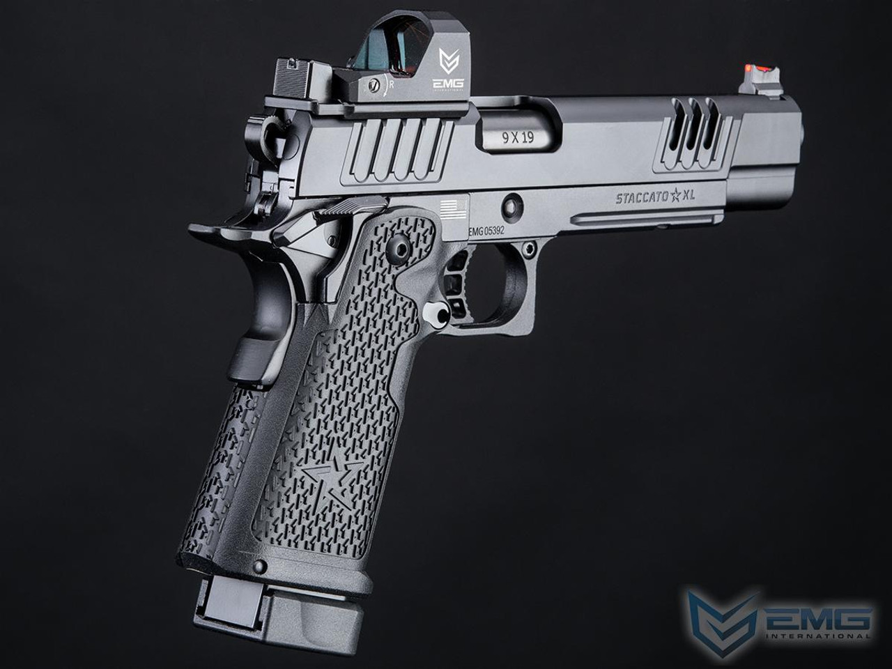 EMG Staccato Licensed XL 2011 CO2 Pistol |VIP Grip CNC