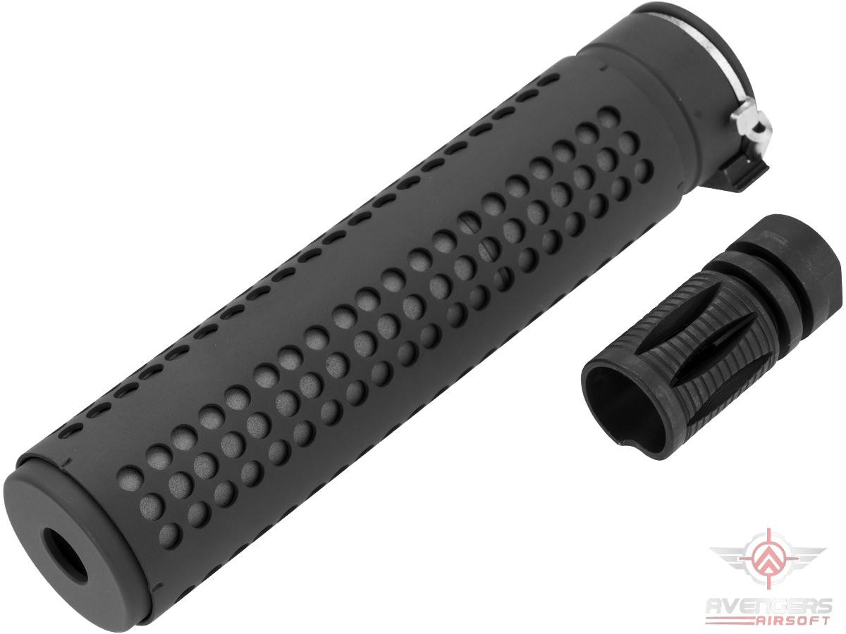Avengers QD Mock Silencer for 14mm Negative Airsoft AEG Rifles