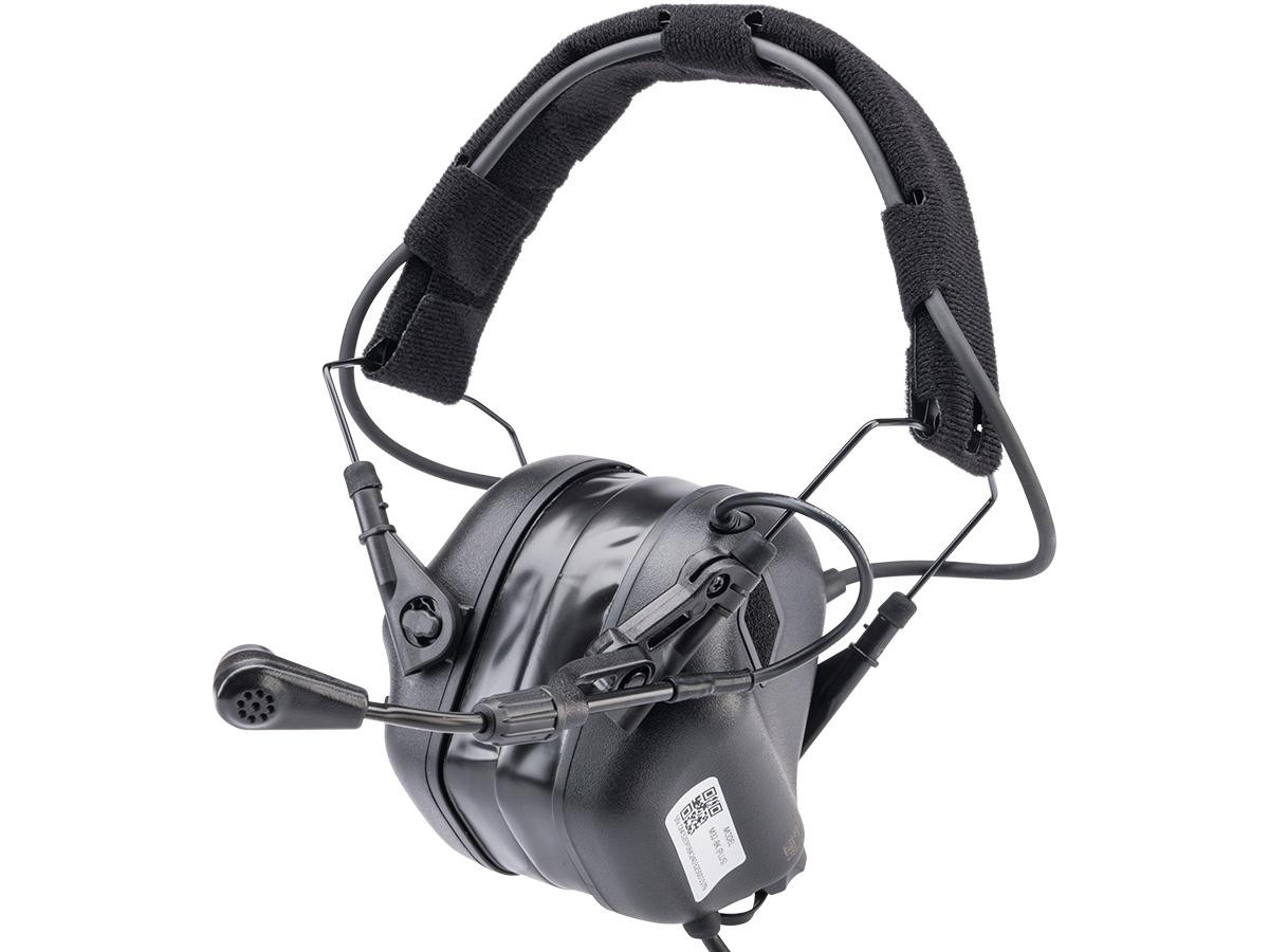 Earmor M32 PLUS Tactical Communications Headset (Color: Black