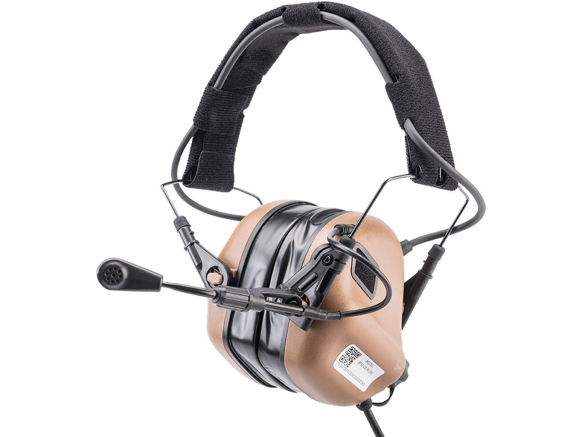 Earmor M32 PLUS Tactical Communications Headset (Color: Coyote