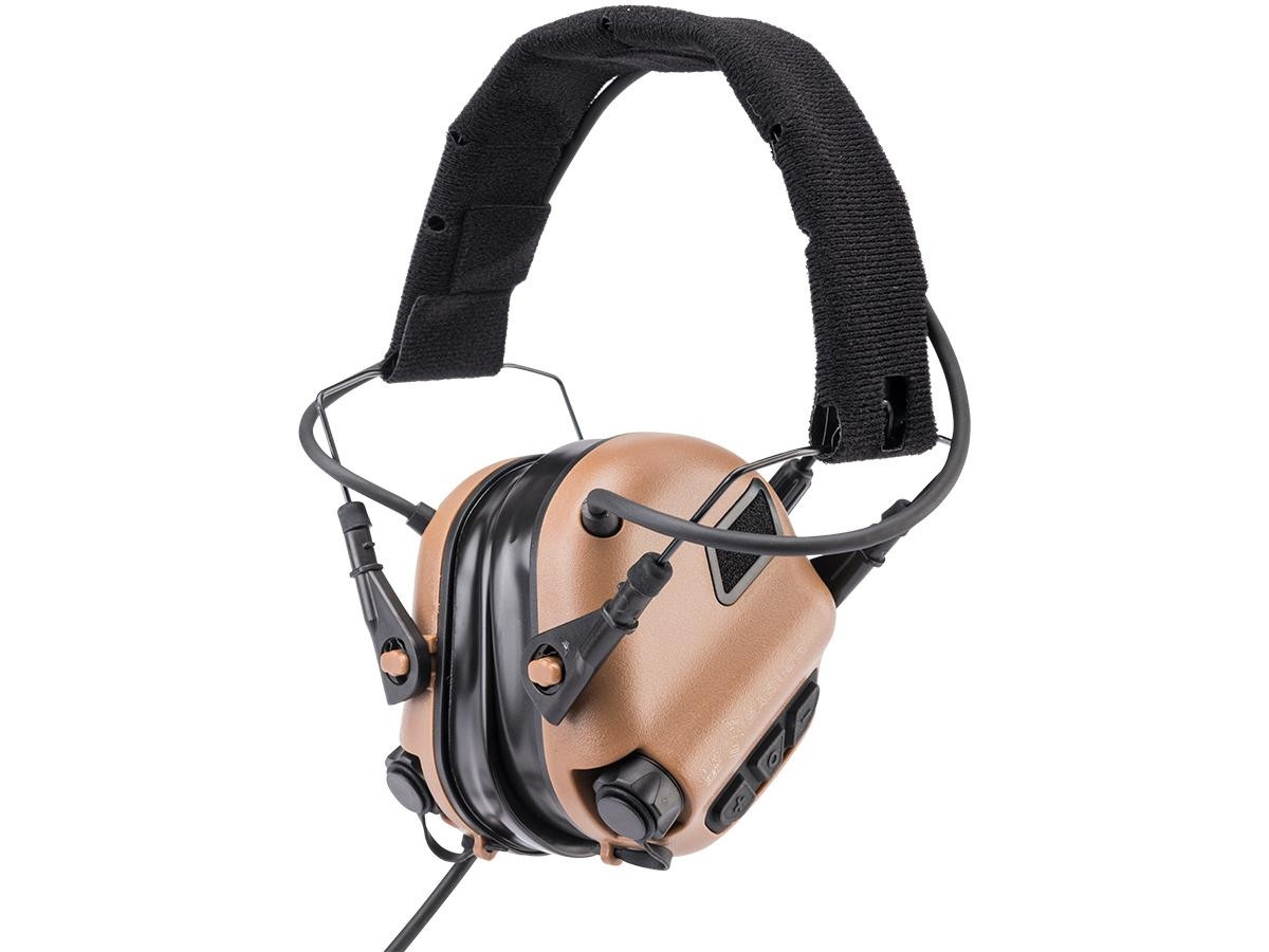 Earmor M32 PLUS Tactical Communications Headset (Color: Coyote
