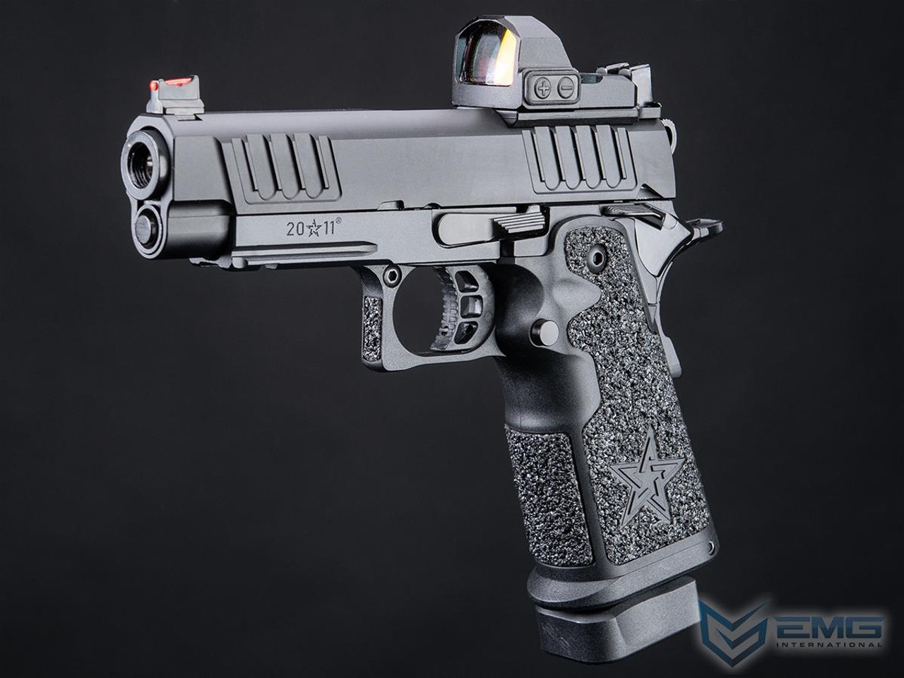 EMG Helios Staccato Licensed P 2011 CO2 Gas Blowback Airsoft Pistol (Model: Pro Grip / CNC / Gun Only)