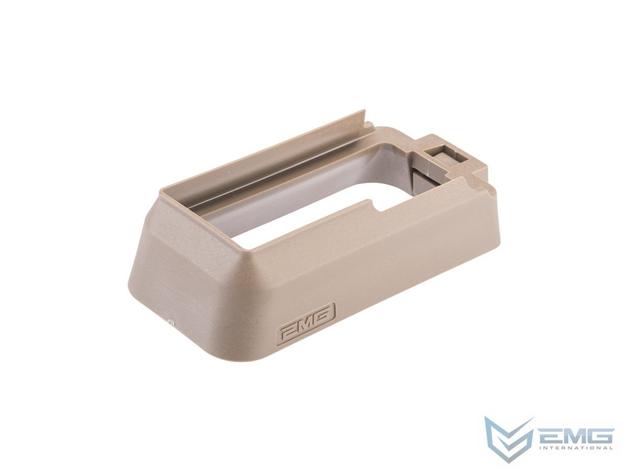 EMG Lancer Systems Adaptive Magwell for M4 Airsoft Rifles (Color: Dark Earth)