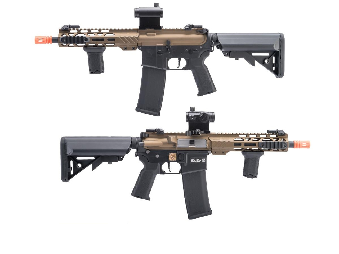 Specna Arms PRIME Series M4 Airsoft AEG Rifle w/ HAL MOSFET (Model: 8.5" M-LOK / Half-Bronze)