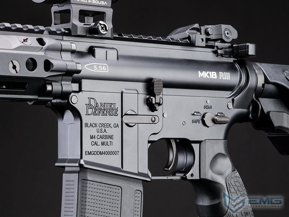 EMG Helios Daniel Defense Licensed MK18 RIII Airsoft AEG Rifle w