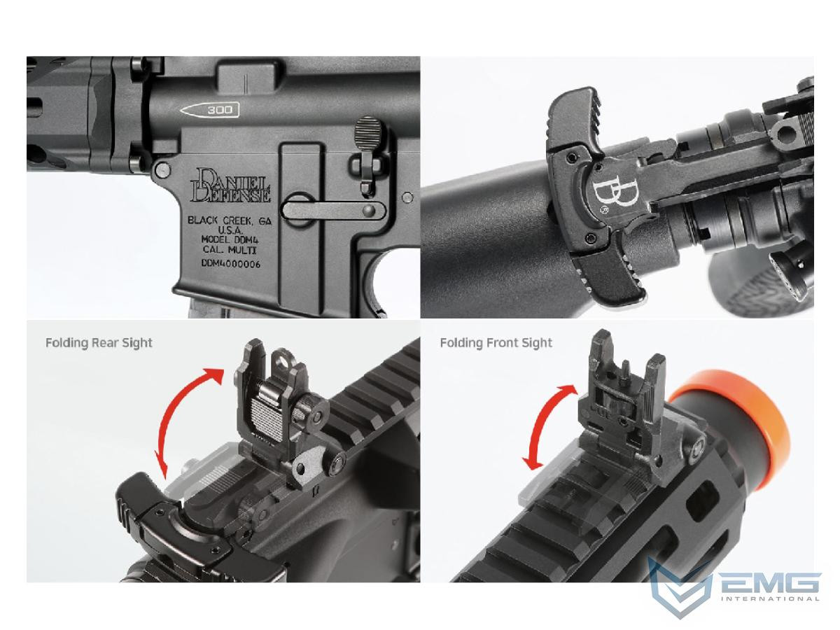 EMG Helios Daniel Defense Licensed MK18 RIII Airsoft AEG Rifle w