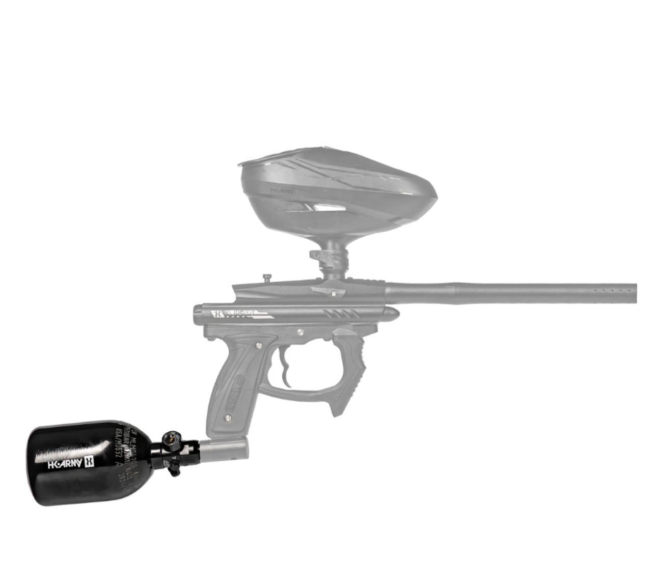 HK Army 26ci / 3000psi Aluminum Compressed Air Tank - Stubby - Black