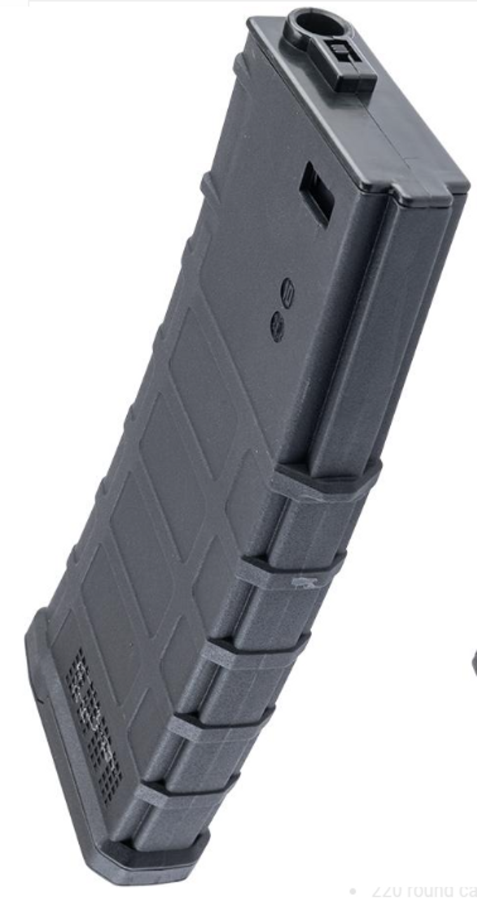 EMG Noveske Licensed "Flaming Pig" 220rd Mid-Cap Polymer Magazine for M4/M16 Series Airsoft AEG Rifles