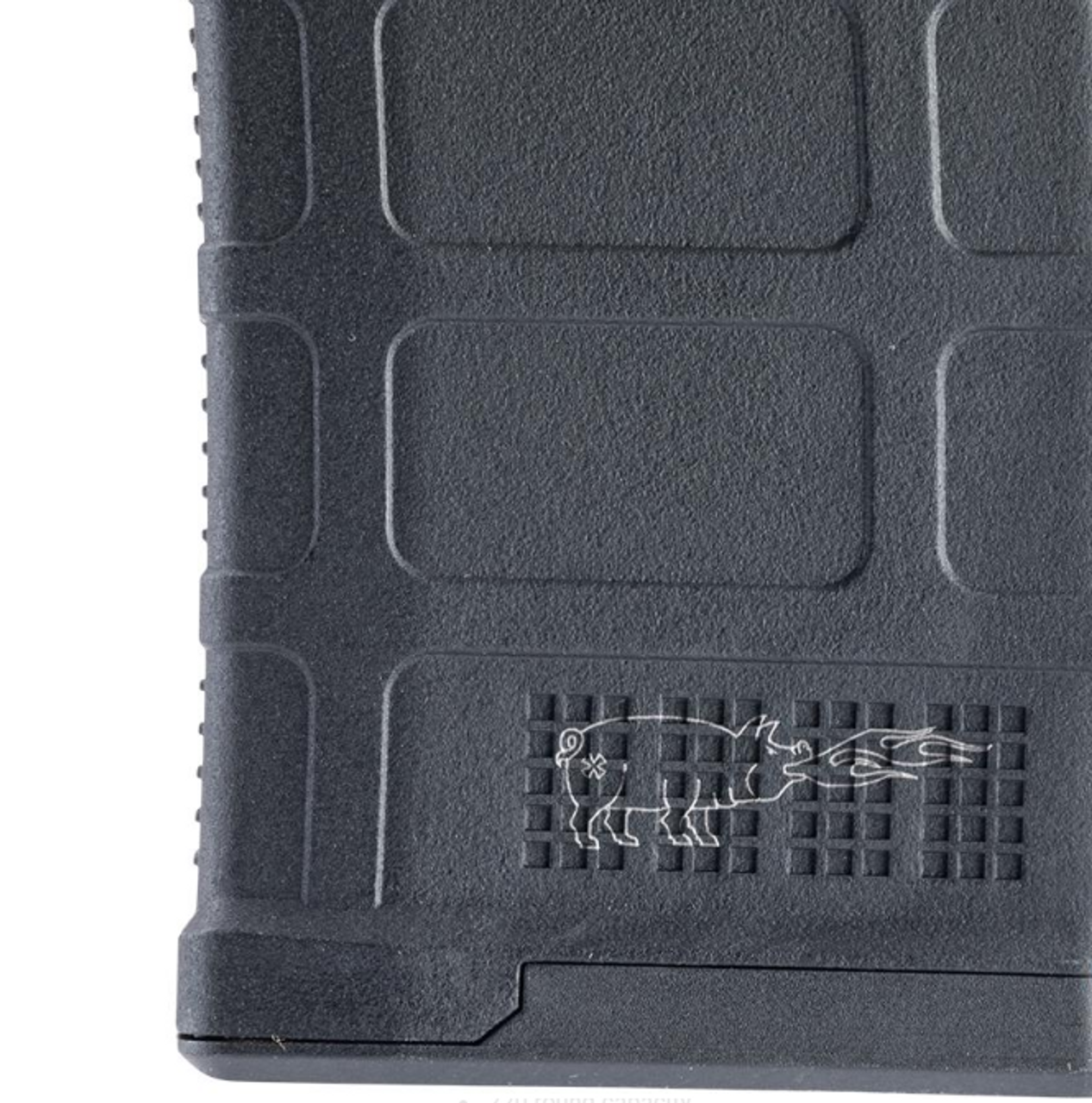 EMG Noveske Licensed "Flaming Pig" 220rd Mid-Cap Polymer Magazine for M4/M16 Series Airsoft AEG Rifles