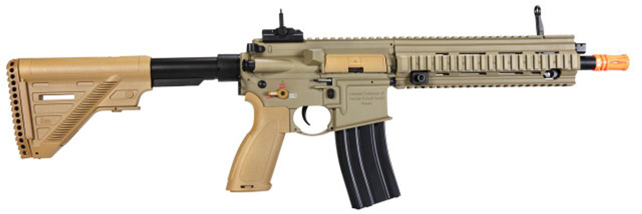 H&K 416 A5 Competition Gen 2 w/ Eye Trace Airsoft AEG Rifle, Tan