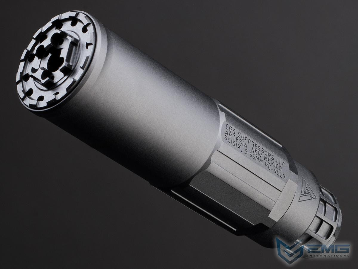 EMG x CGS Group Licensed SCI-SIX Airsoft Silencer (Model: No Tracer Unit)