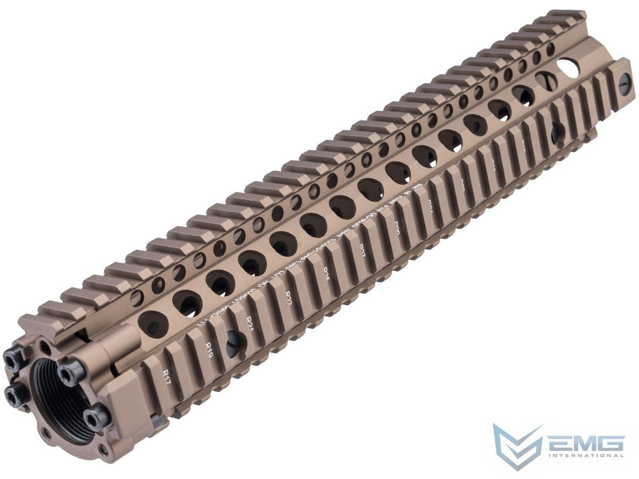 EMG Daniel Defense Licensed MK18 RIS II Airsoft Handguard by CYMA (Color: Dark Earth / 12") EMG Daniel Defense Licensed MK18 RIS II Airsoft Handguard by CYMA (Color: Dark Earth / 12")