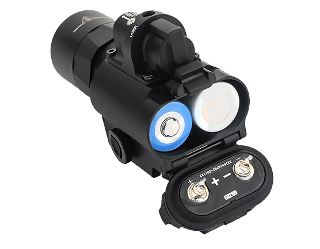 Atlas Custom Works X400 Ultra Tactical LED Rail Mount Light w/ Green Laser (Black)