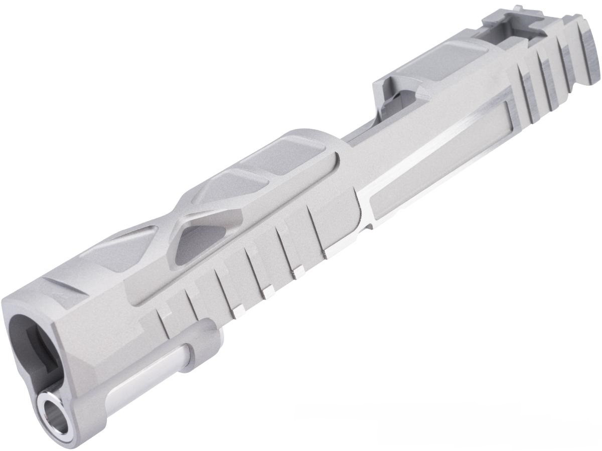 Gunsmith Bros. CNC "XCarry" Slide for Tokyo Marui 5.1 Hi-CAPA Gas Blowback Airsoft Pistol (Color: Silver)