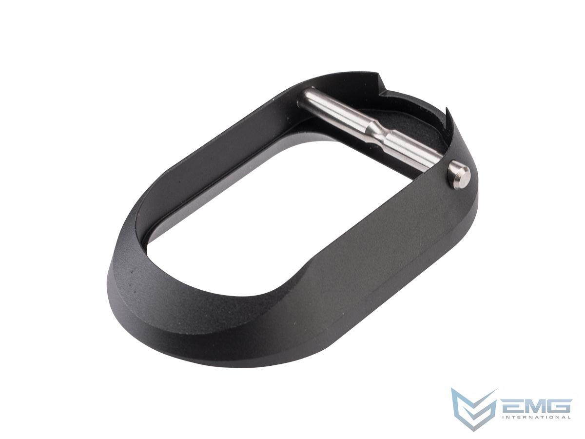 EMG CNC Aluminum "Type 1" Flared Magwell for Tokyo Marui Hi-CAPA Gas Blowback Airsoft Pistols (Color: Black)