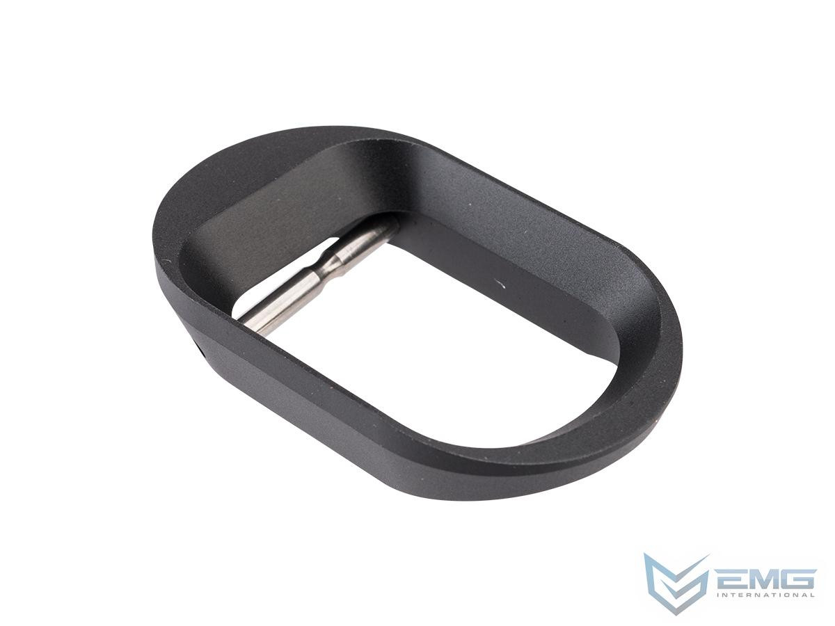 EMG CNC Aluminum "Type 1" Flared Magwell for Tokyo Marui Hi-CAPA Gas Blowback Airsoft Pistols (Color: Black)