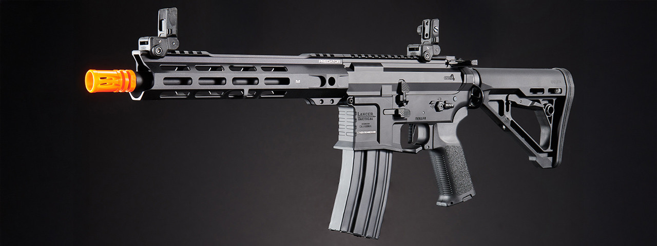 Lancer Tactical Gen 4 Predator 10" SBR AEG w/ Nebula II ETU (Black)