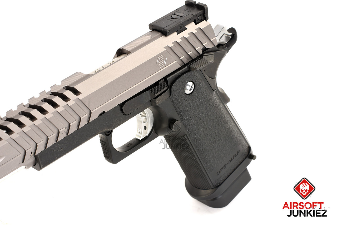 Airsoftjunkiez Custom Edge 5.1 Grey Skull