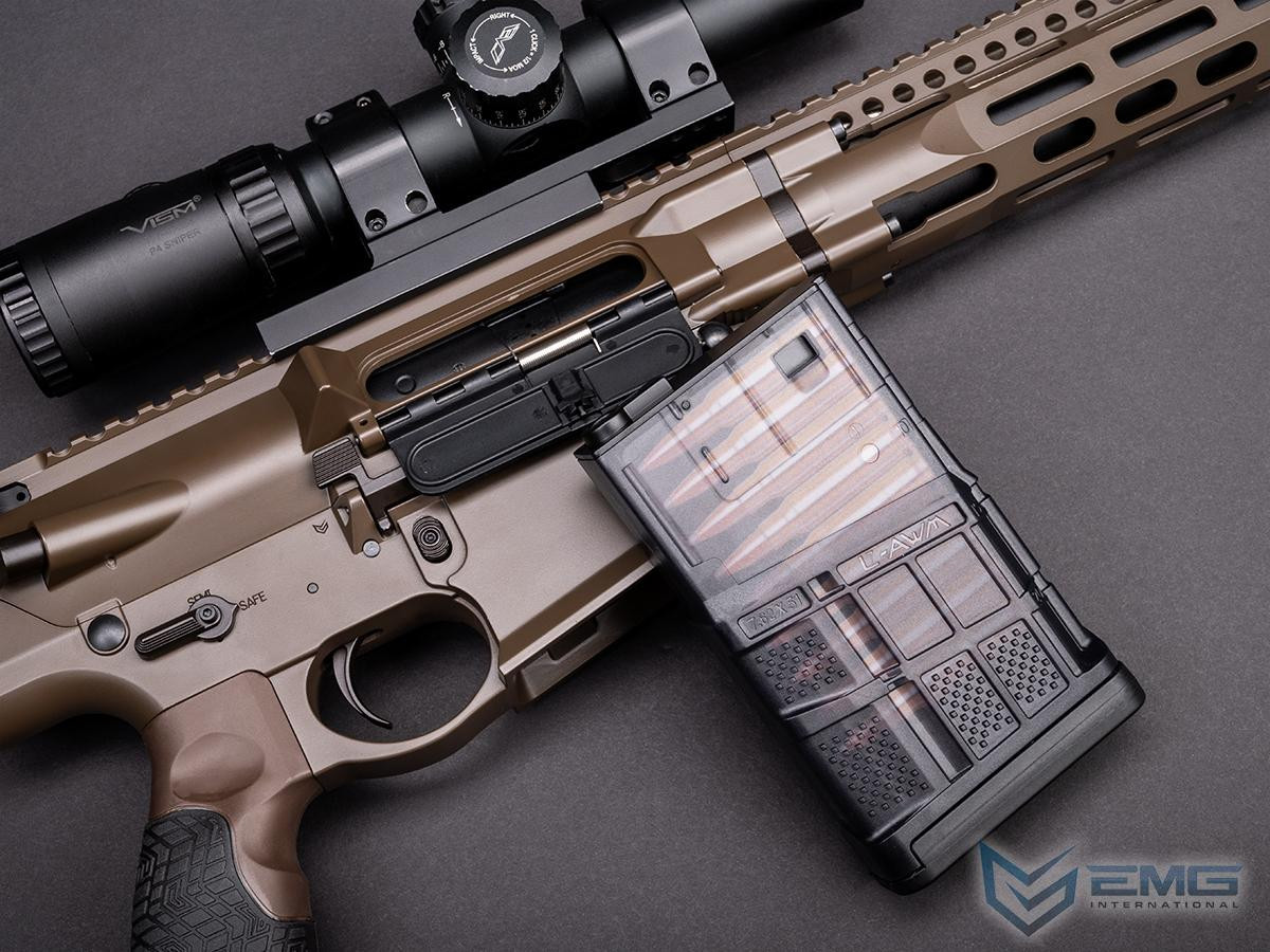 EMG x Daniel Defense DD5 Airsoft AEG Rifle - CYMA w/ Platinum Gearbox & Kestrel V2 MOSFET (Color: Flat Dark Earth / SBR)