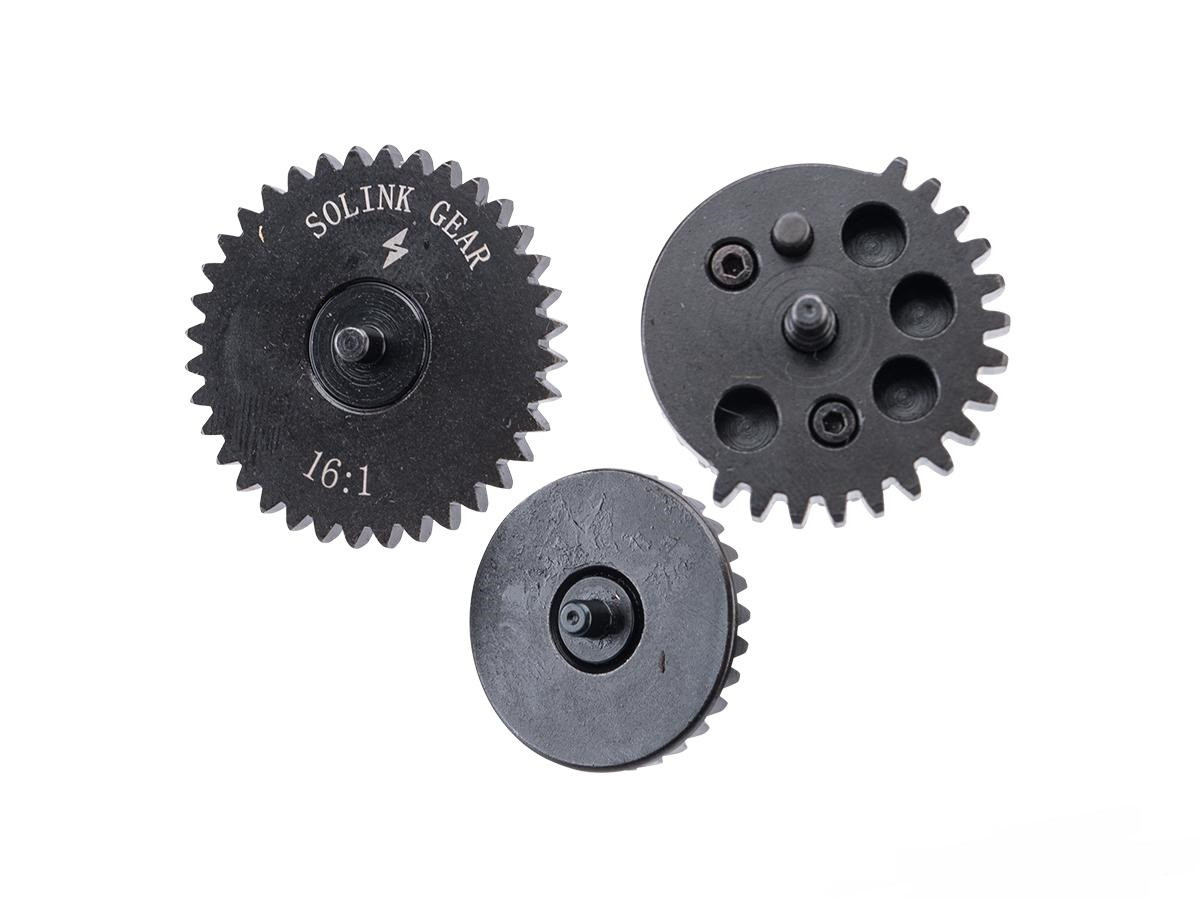 Solink Motor High Speed CNC Steel Gear Set for Airsoft AEG Rifles