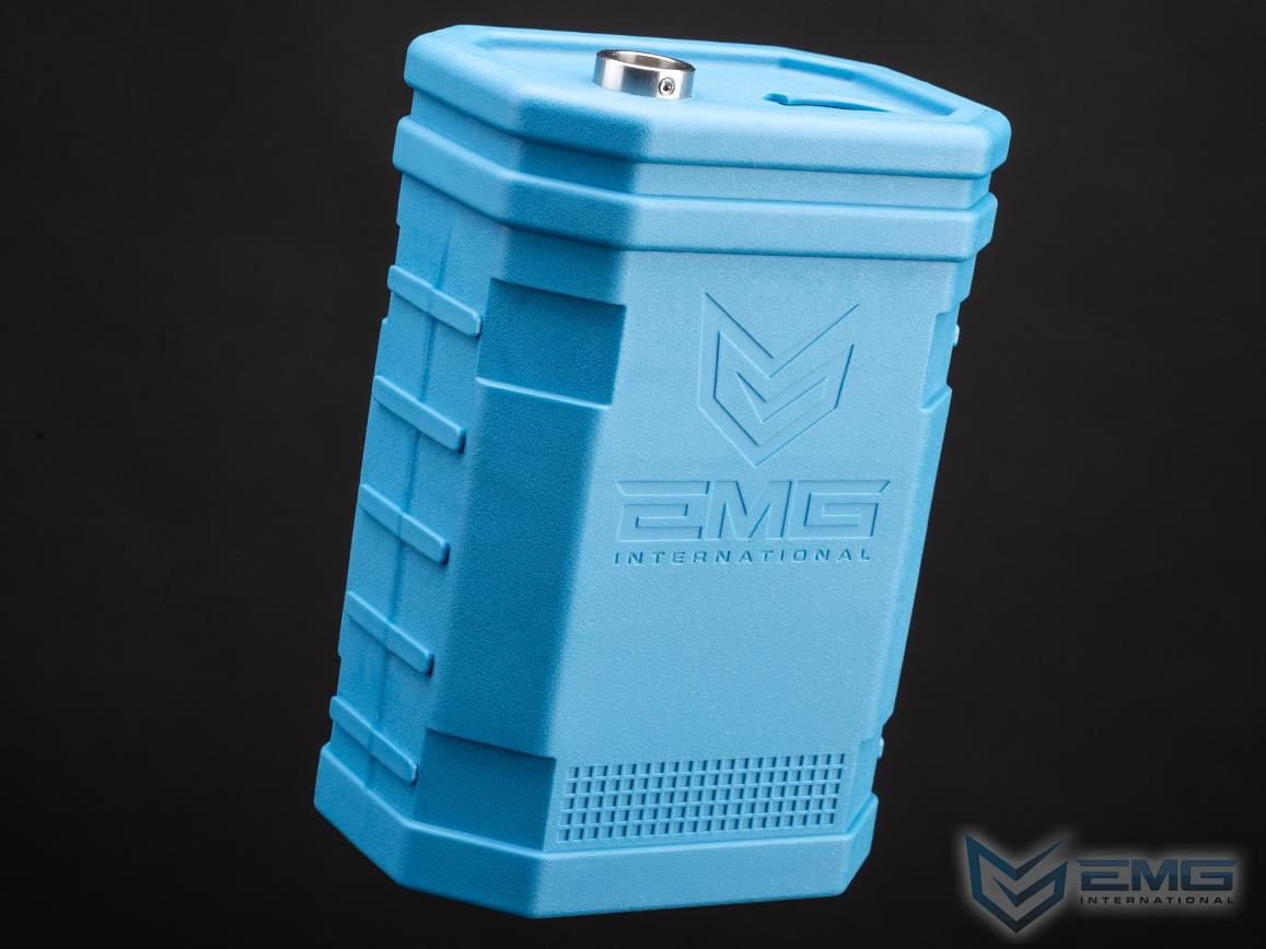EMG "Autobot" 1400rd LiPo-Powered Automatic Electric Airsoft BB Speed Loader (Color: EMG Blue / Add 11.1V LiPo)