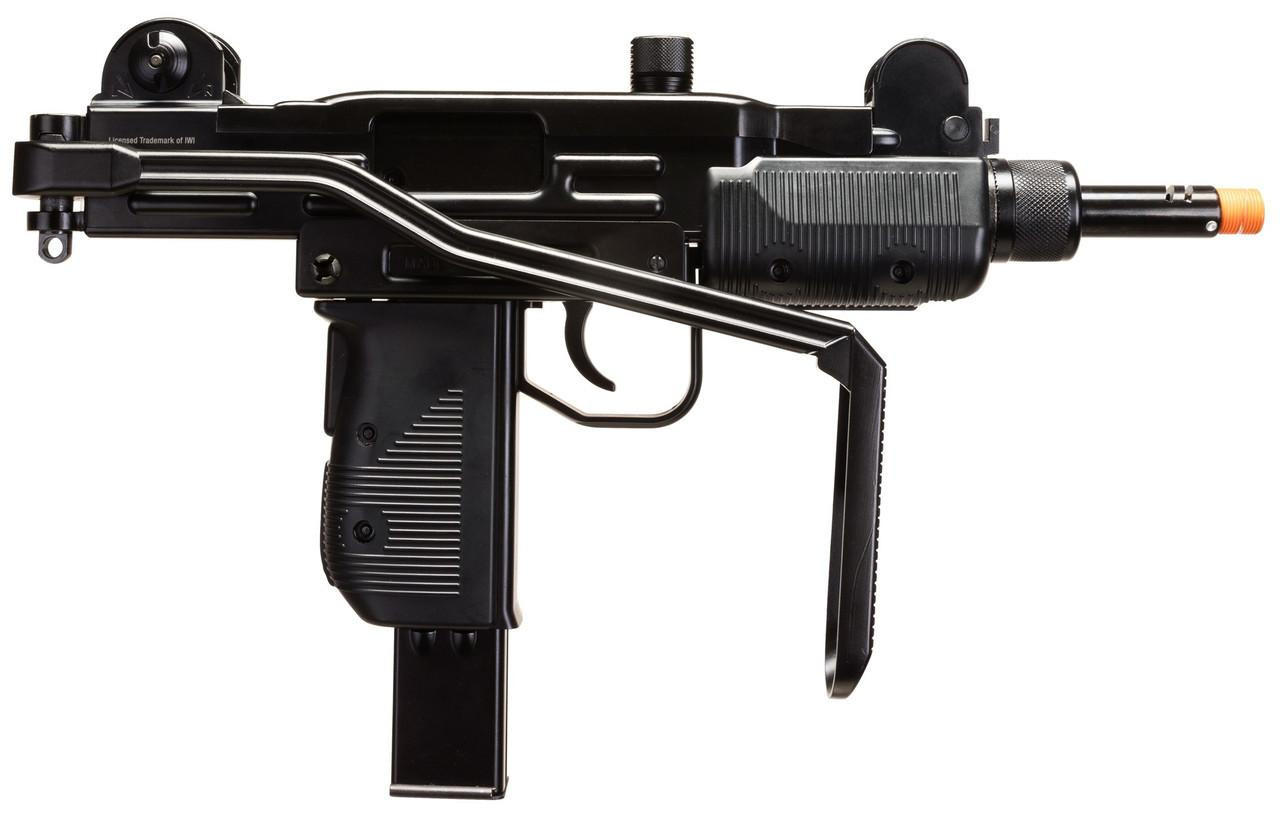 SMG UZI エアソフトガン ブラック Umarex IWI UZI Carbine Gen 2 CO2 Blowback Airsoft SMG, Black