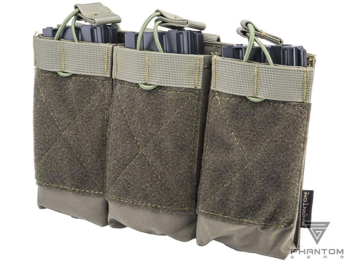 Phantom Gear Triple M4/M16 Open Top Magazine "Morale" Pouch | Color