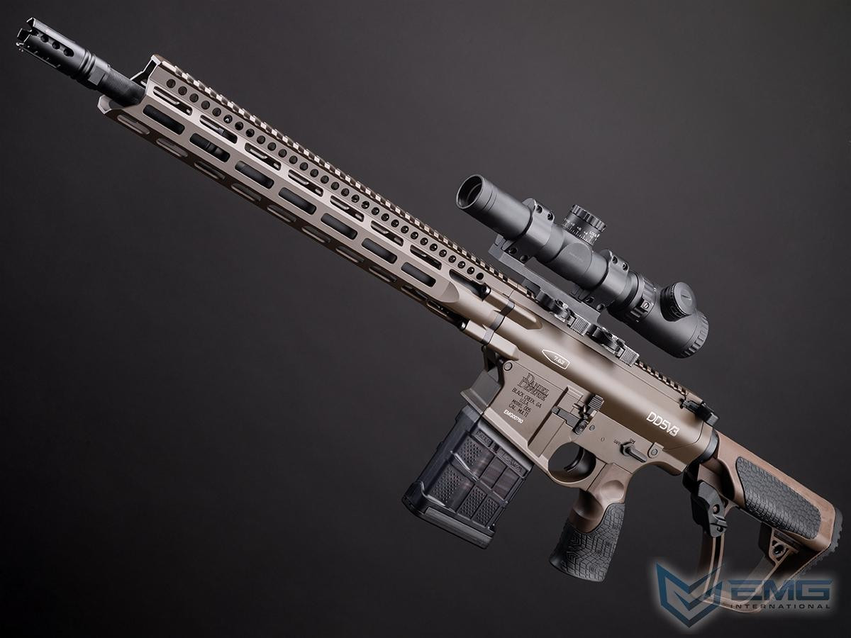 EMG x Daniel Defense DD5 Airsoft AEG Rifle - CYMA w/ Platinum