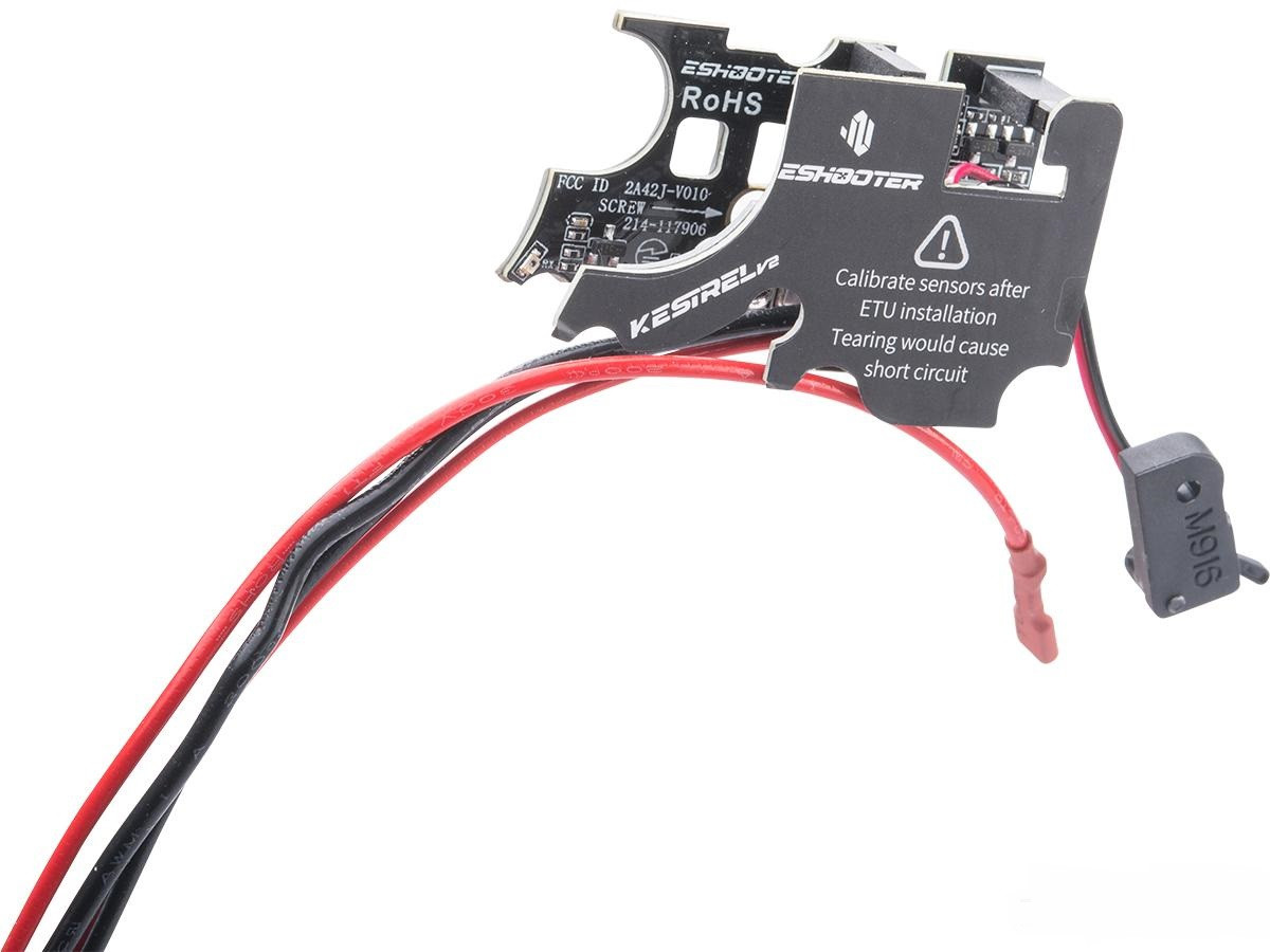 E-Shooter Technology Kestrel Advance V2 ETU for Version 2 AEG Gearboxes (Model: Rear Wired)