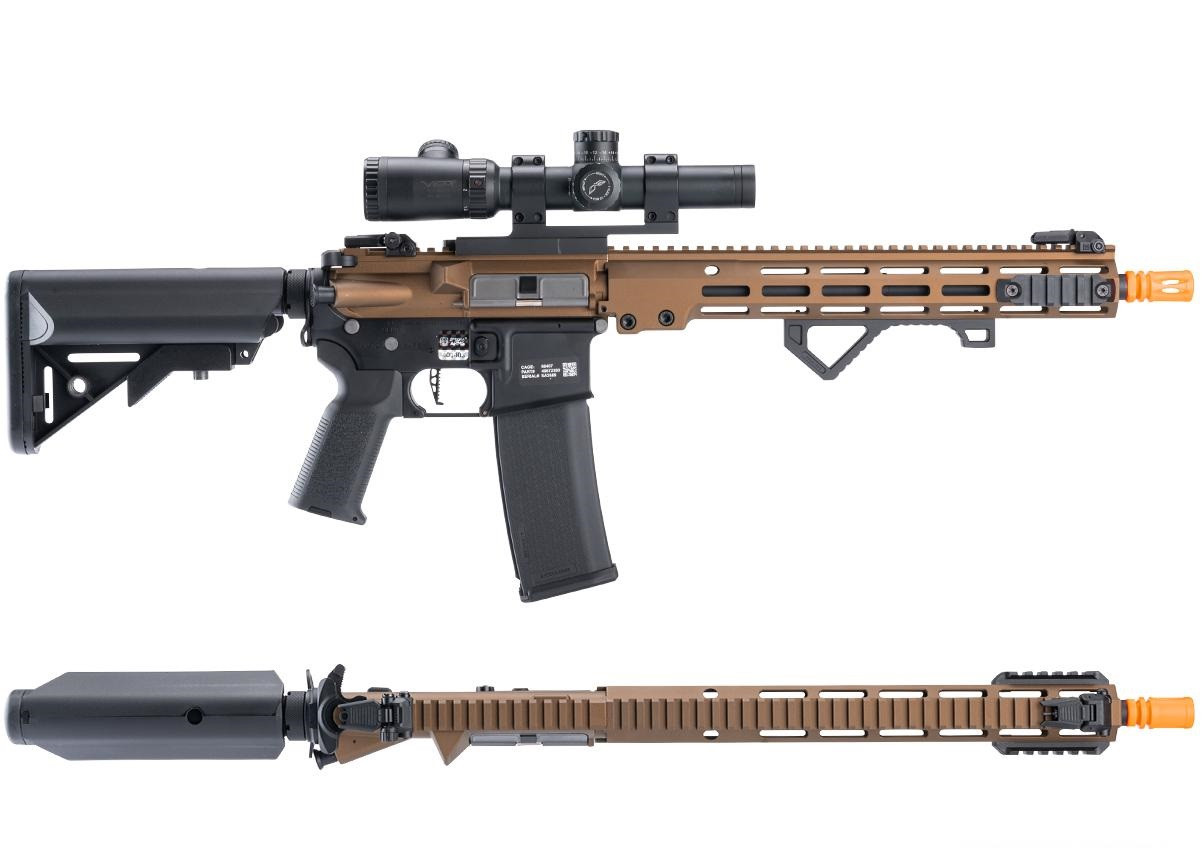 Specna Arms SA-P22 PRIME BLDC M4 Airsoft Rifle w/ GATE Aster II ETU (Color: Chaos Bronze)