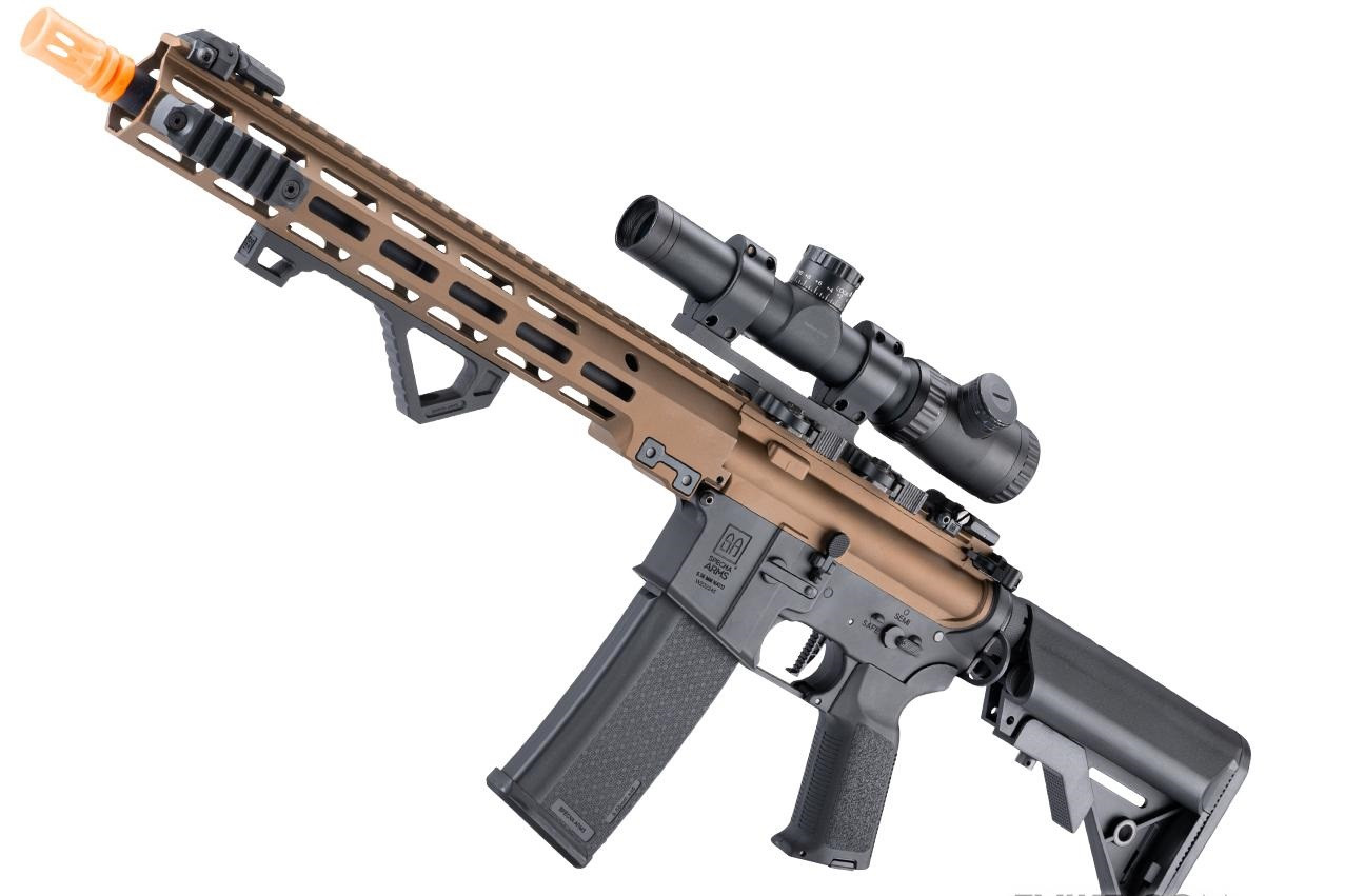 Specna Arms SA-P22 PRIME BLDC M4 Airsoft Rifle w/ GATE Aster II ETU (Color: Chaos Bronze)