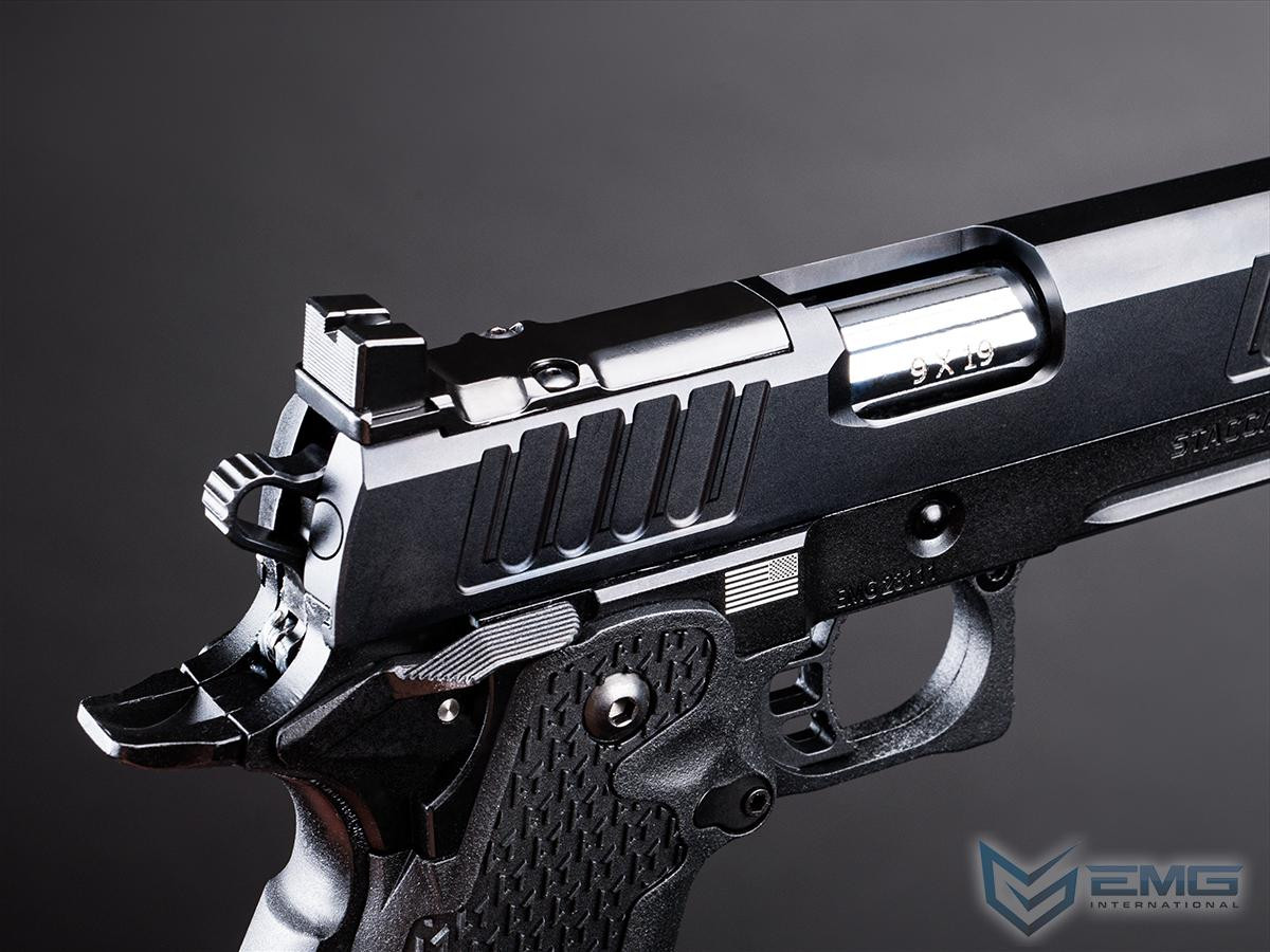 EMG Helios x Staccato P 2011 Gas Blowback Airsoft Pistol (Model: VIP Grip / CNC / Gun Only)