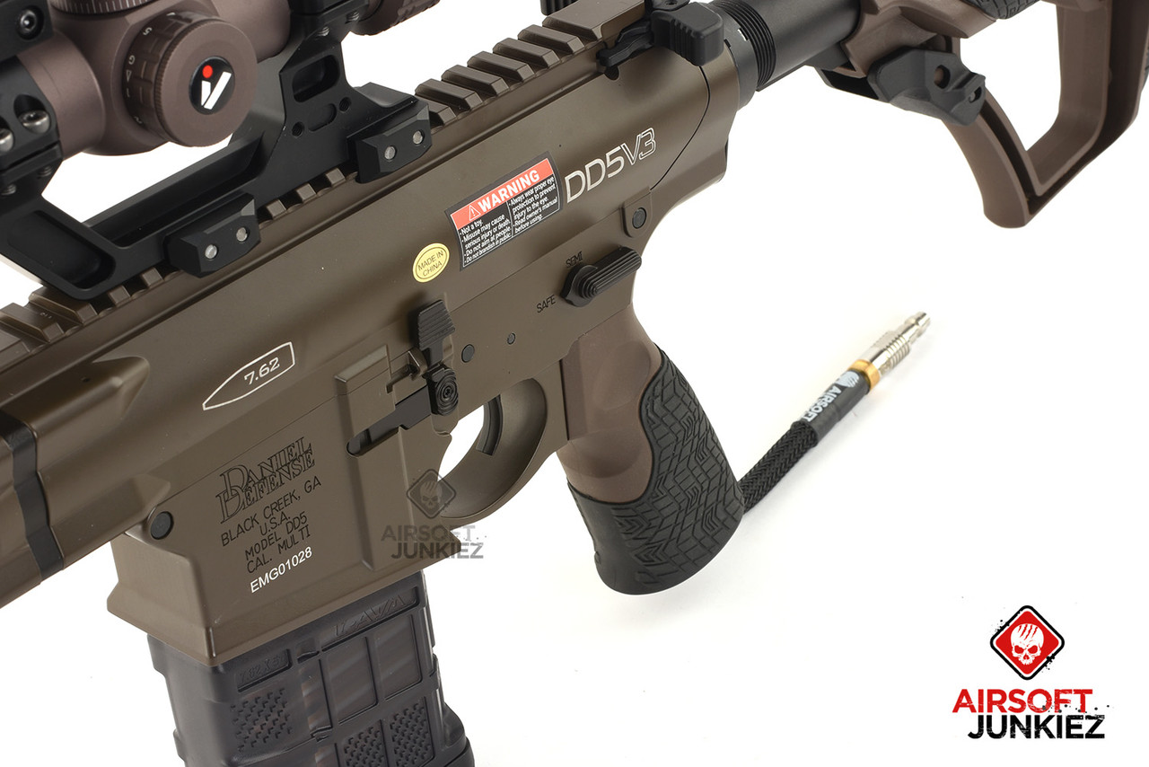 Airsoftjunkiez Expert Daniel Defense HPA DD5 DMR