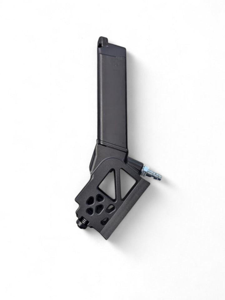 Primary Hi-Capa HPA/M4 Angled Aluminum Adapter Skeletonized With Magazine