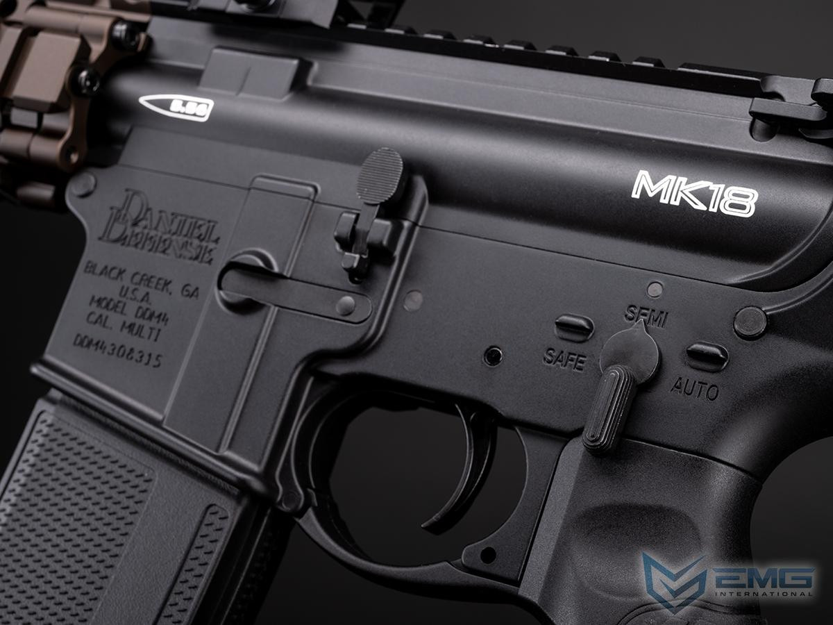 EMG x Daniel Defense DD M4 Gas Blowback Airsoft Rifle - Double Eagle (Model: MK18)