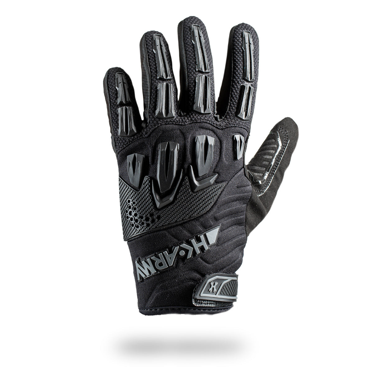 HK ARMY Hardline Armored Glove (Full Finger) - Blackout